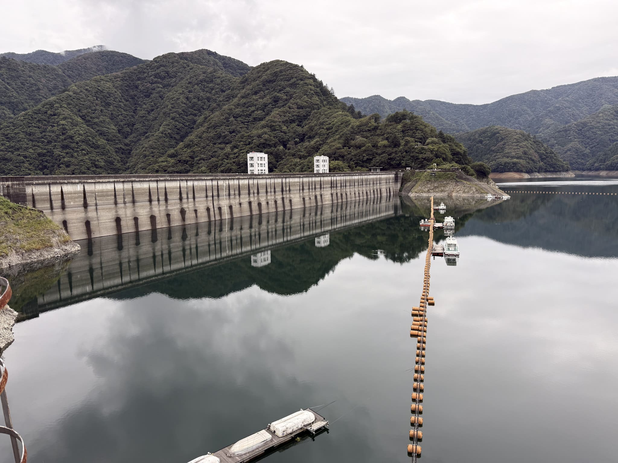 小河内貯水池。晴れた日にまた来たい。