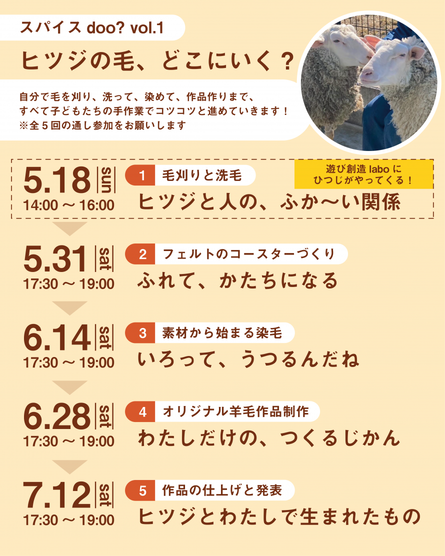 スパイスdoo?の開催スケジュール